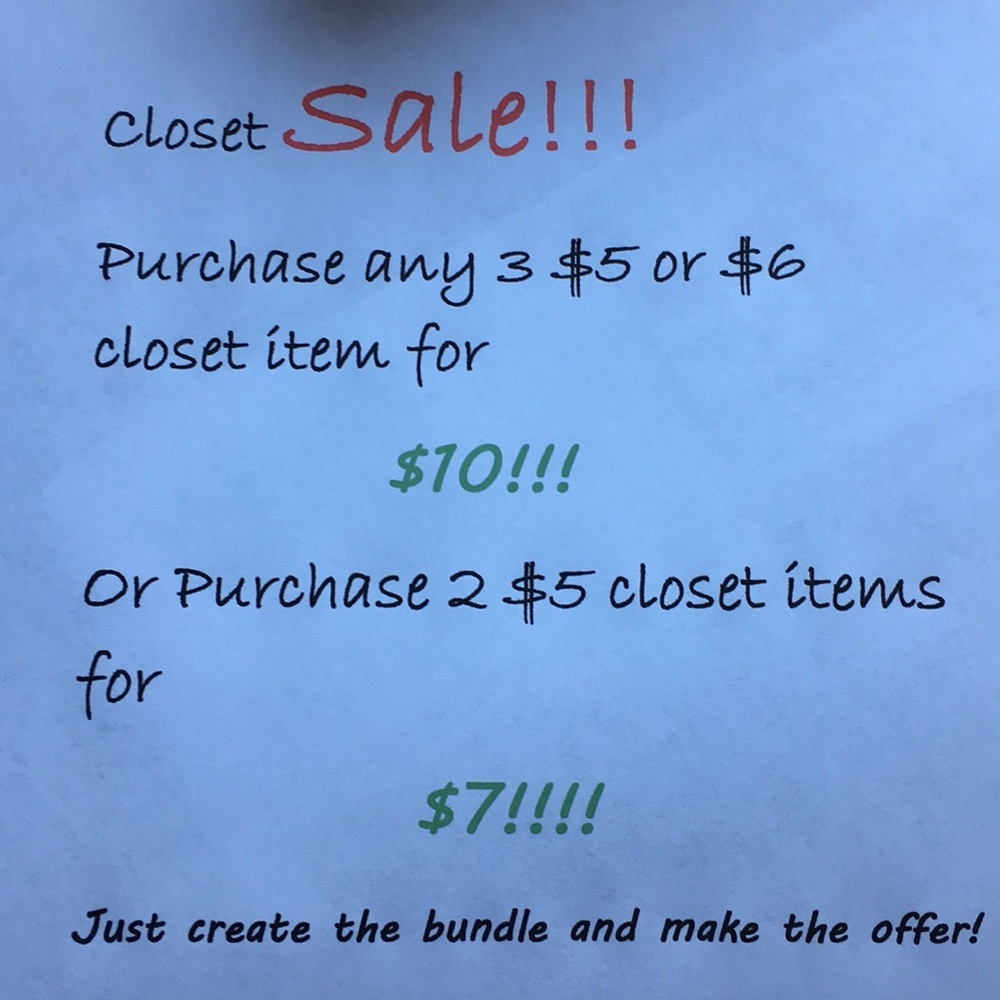 Bundle Sale!!!
